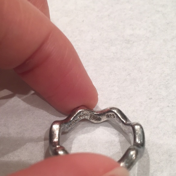 Tiffany & Co Sterling Retired Paloma Picasso Ring - Picture 4 of 8